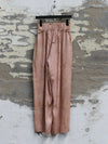 Mutedance 25 Autumn/Winter Elastic Wide Waist Drawstring Casual Pants Series Floral Dye MD-MD25FW73-rose (MD25FW71)